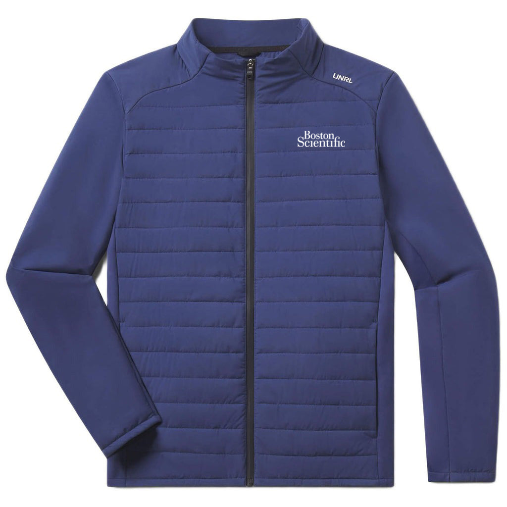 UNRL Men's Harbor Blue Montreal Quilted Jacket