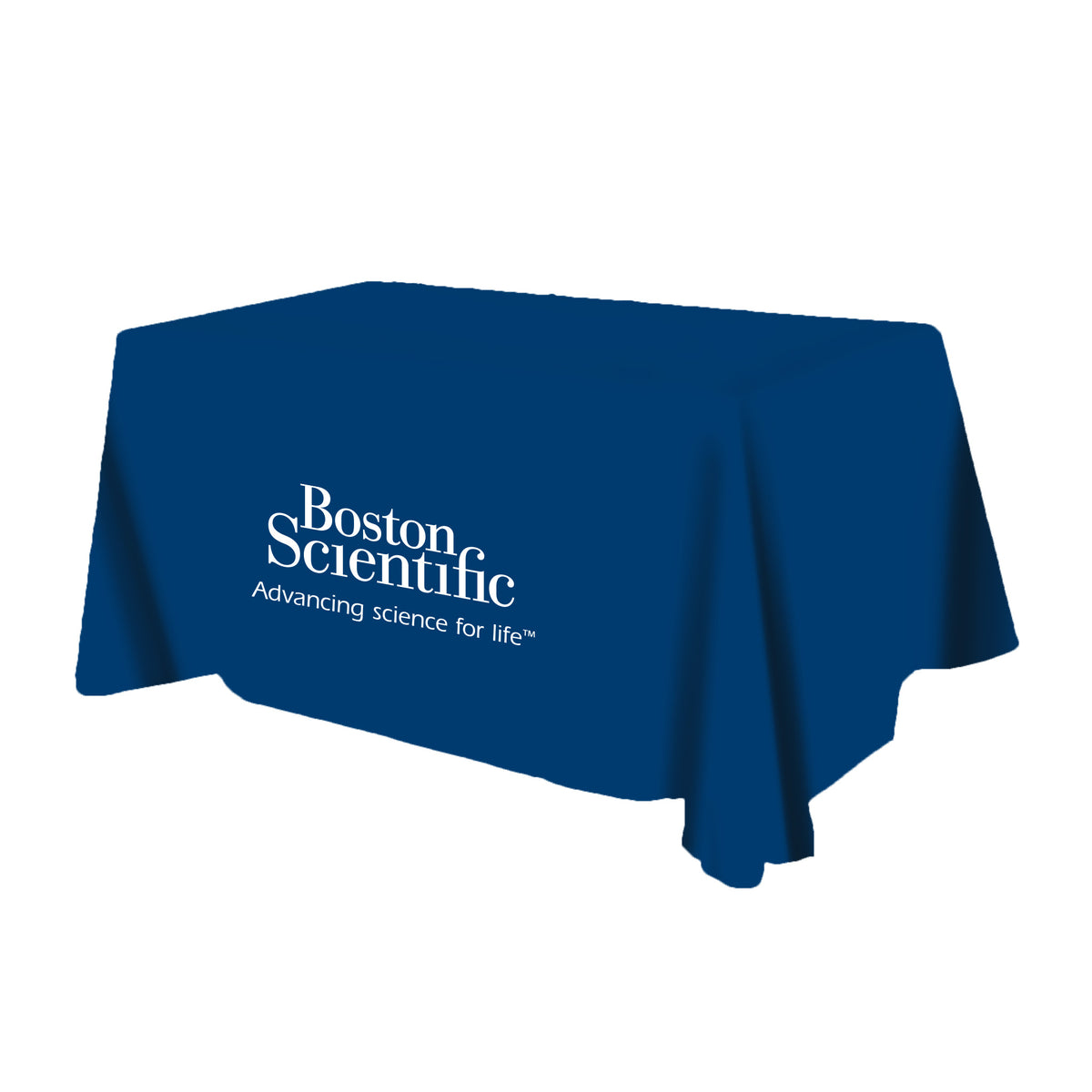 Beacon Navy Table Cover - flat poly 4-sided, fits 6' table