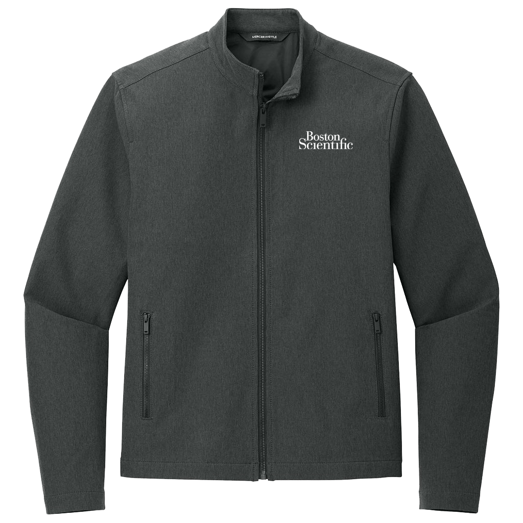 Mercer+Mettle Men's Heather Stretch Soft Shell Jacket