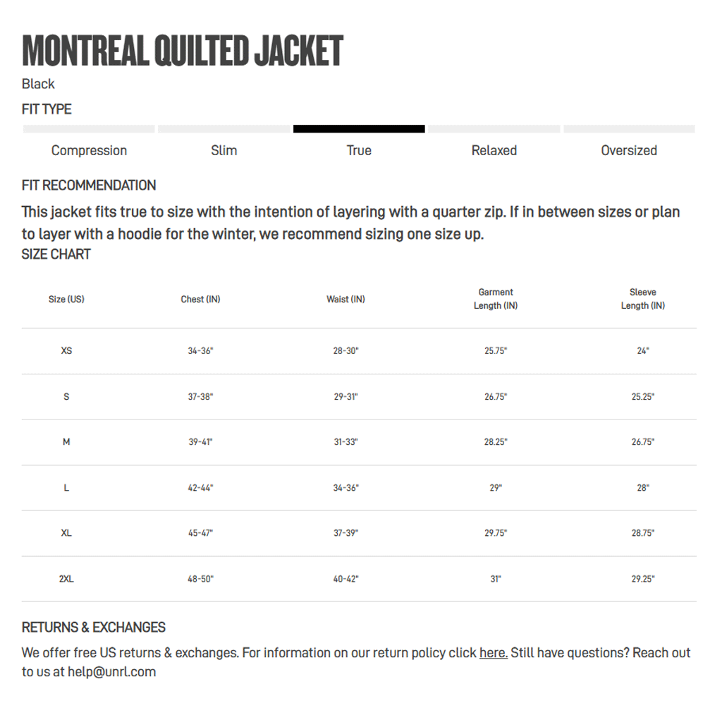 UNRL Men's Coconut Montreal Quilted Jacket