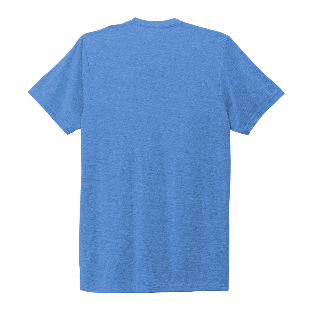 Allmade Unisex Azure Blue Tri-Blend Tee