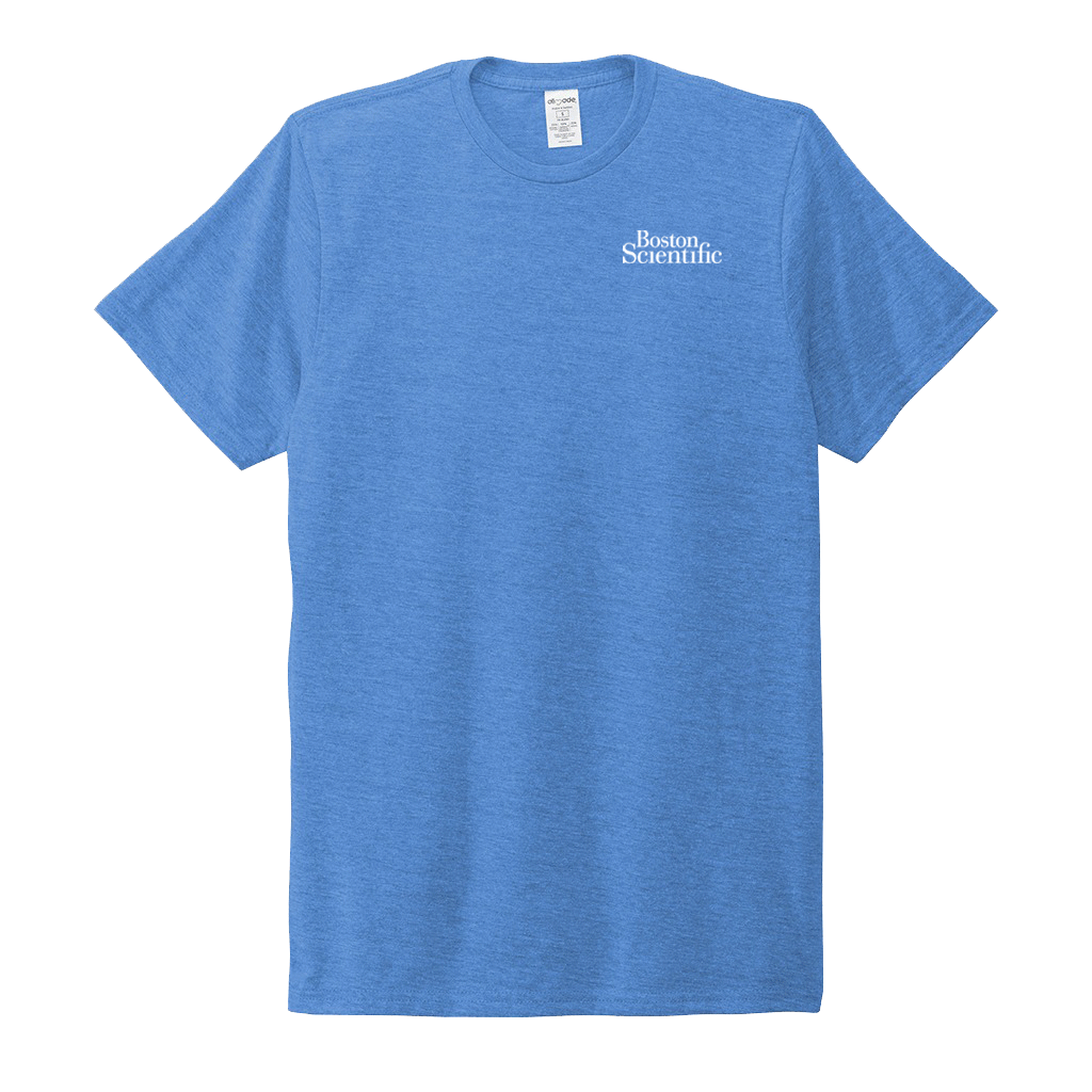 Allmade Unisex Azure Blue Tri-Blend Tee