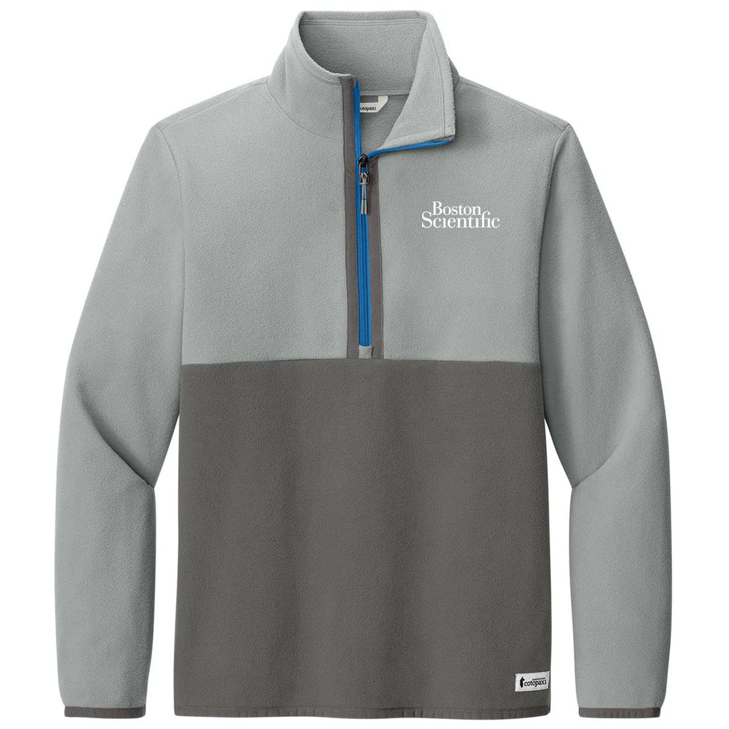 Cotopaxi Men's Smoke/Cinder Amado 1/2-Zip Fleece