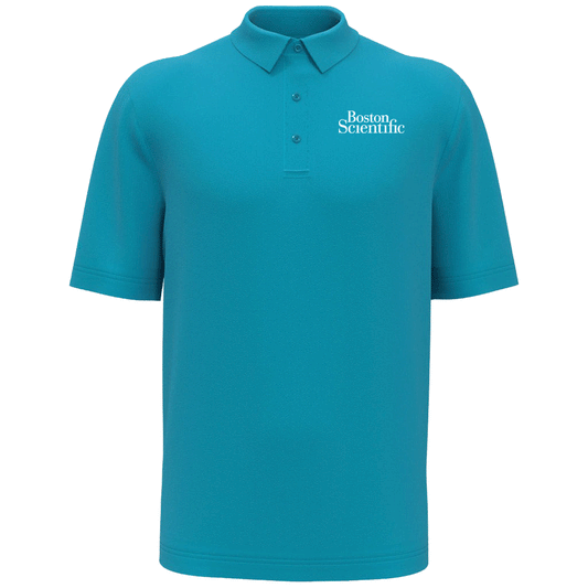 Callaway Men's Tile Blue Micro Texture Polo