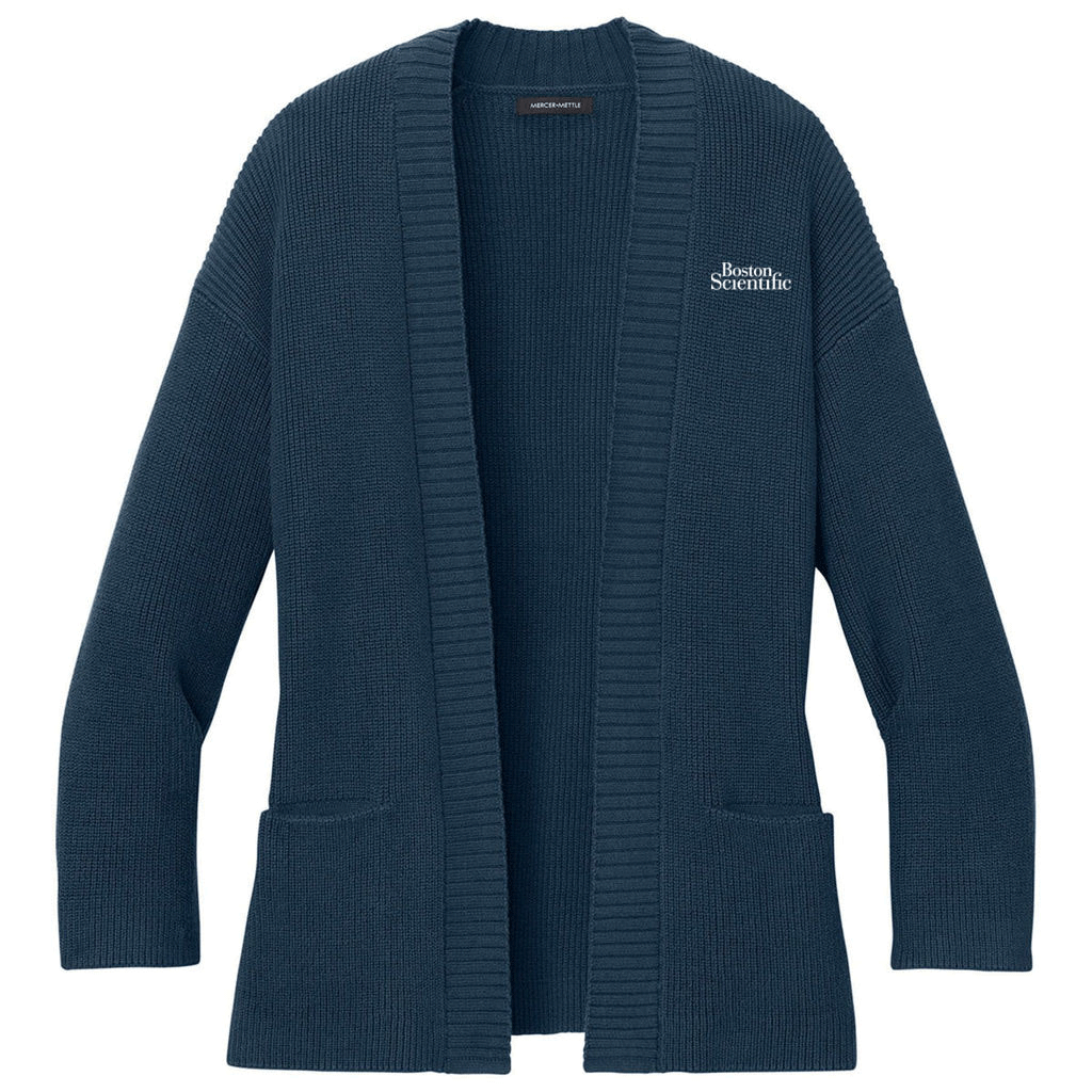 Mercer+Mettle Women's Insignia Blue Open Cardi