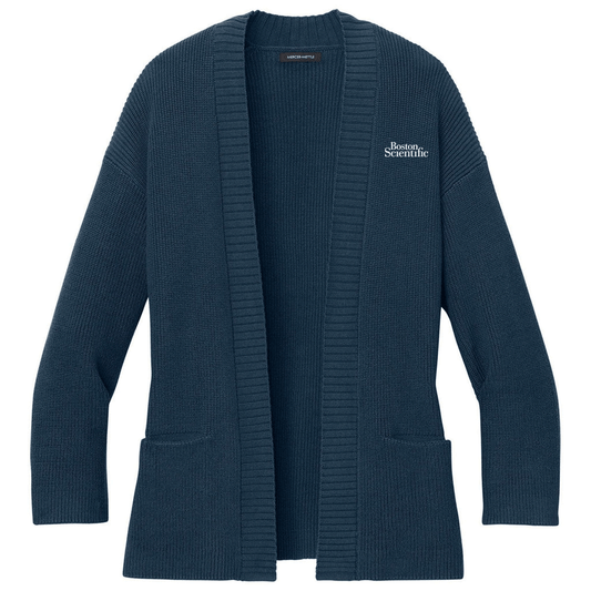 Mercer+Mettle Women's Insignia Blue Open Cardi
