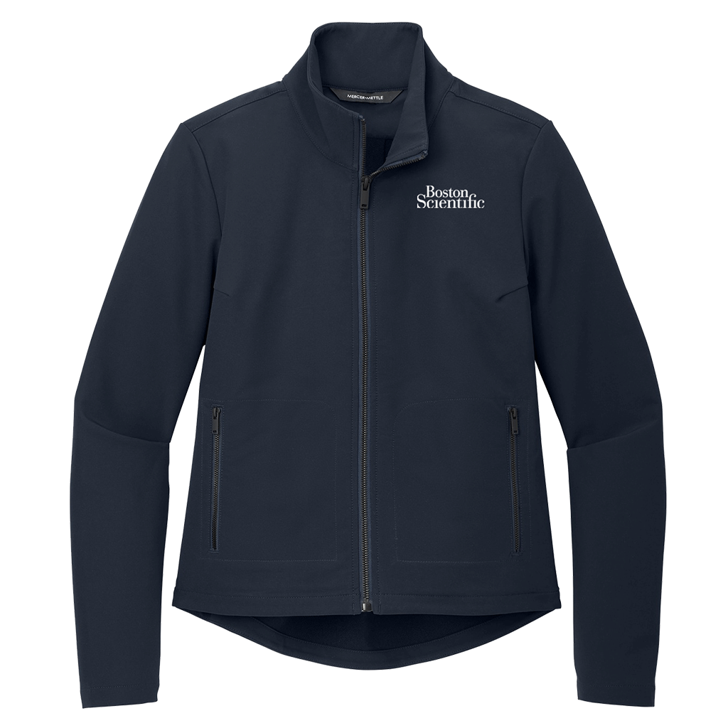 Mercer+Mettle Women's Heather Stretch Soft Shell Jacket