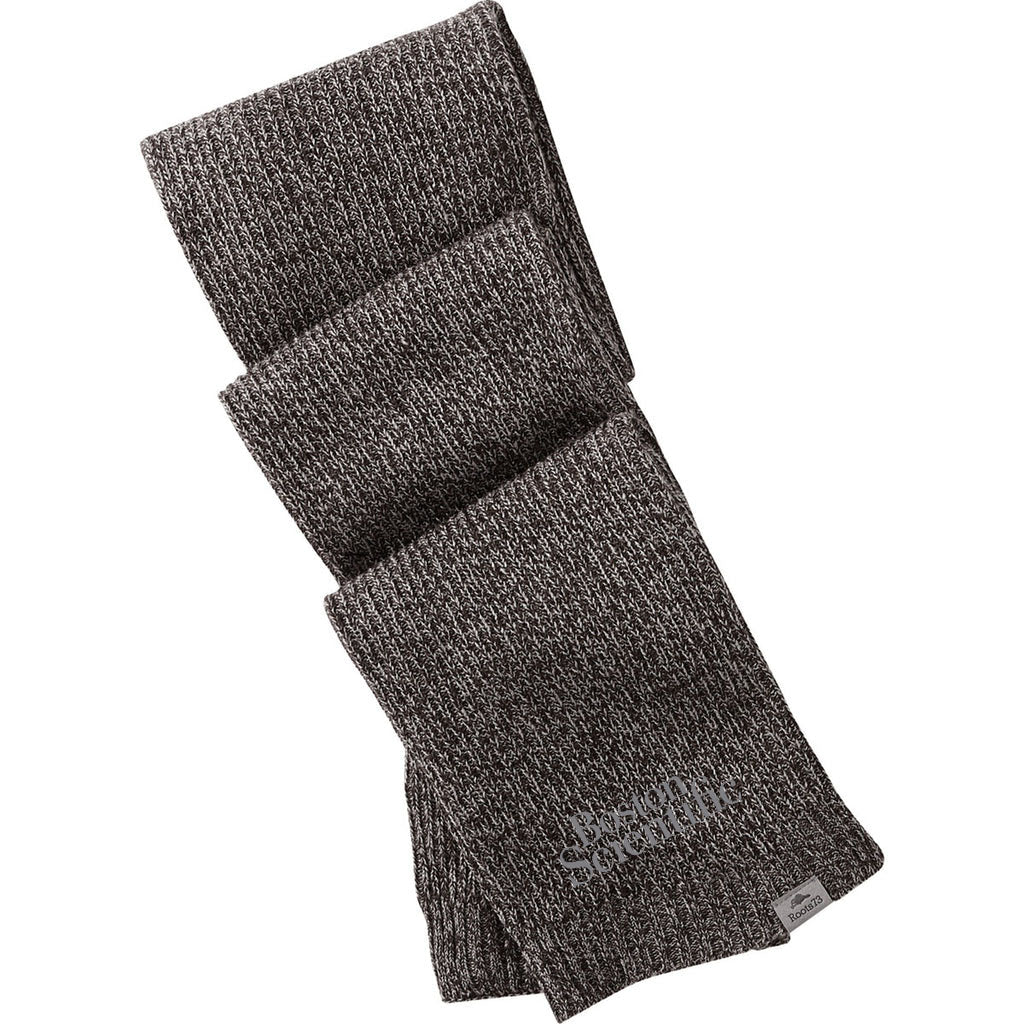 Roots73 Dark Charcoal Mix Ravenlake Knit Scarf