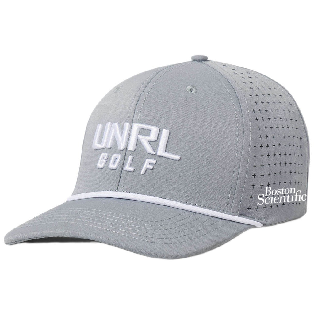 UNRL Cadet Gray Golf Primary Snapback - Mid-Pro