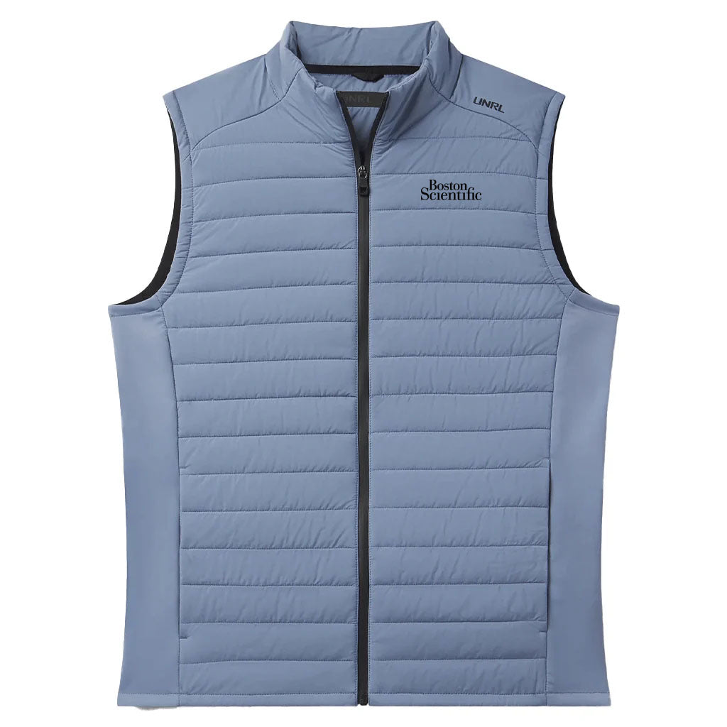 UNRL Men's Storm Blue Vancouver Quilted Vest