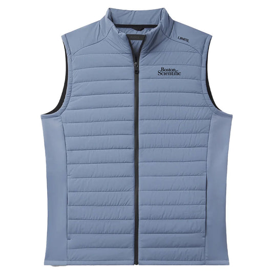 UNRL Men's Storm Blue Vancouver Quilted Vest
