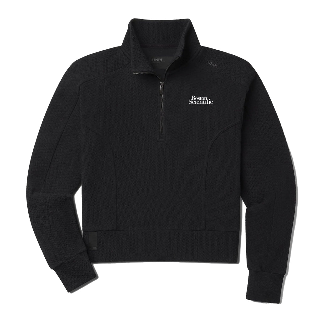 UNRL Women's Black Elevation Half-Zip Pullover