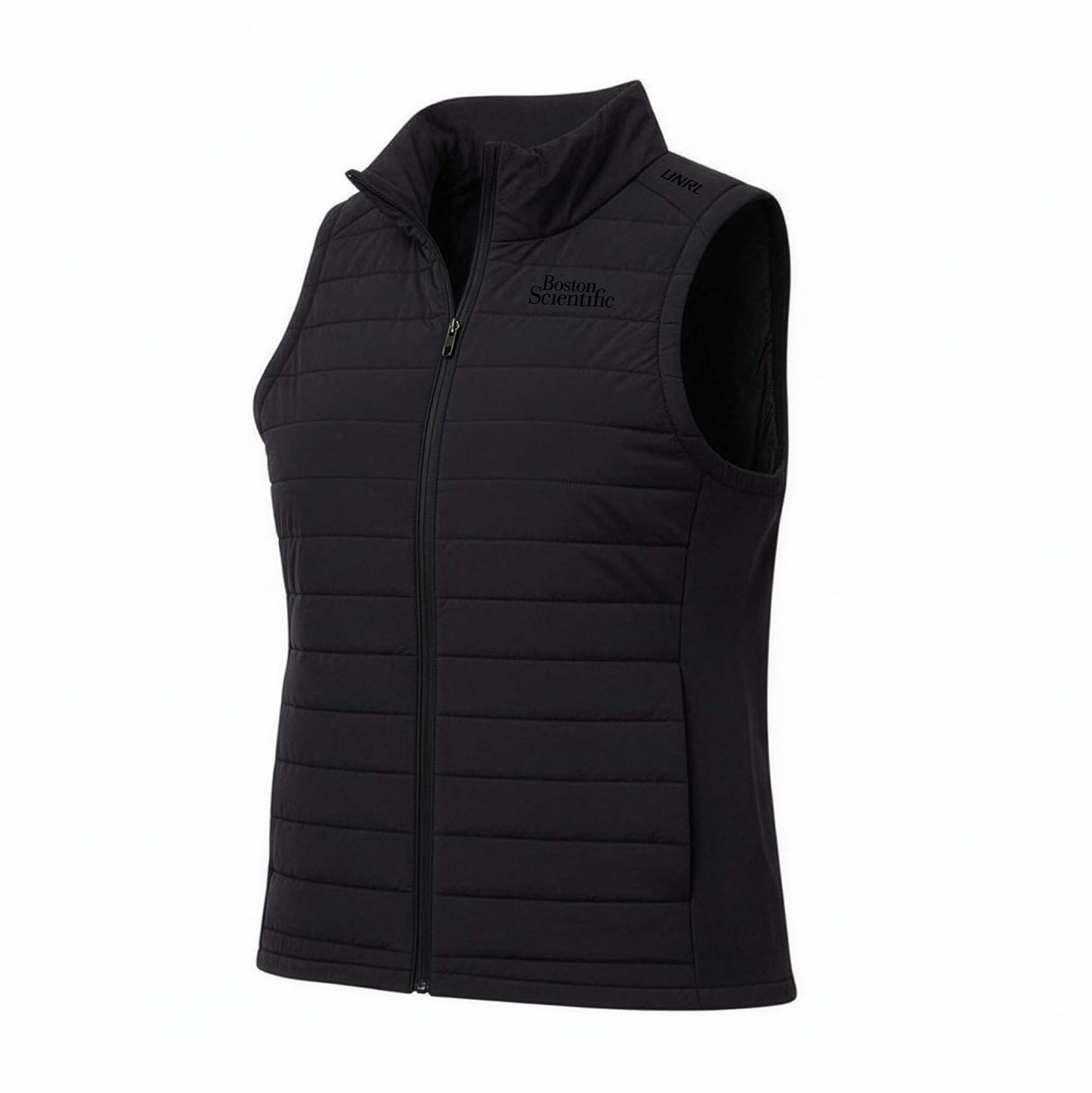 UNRL Women's Black Vancouver Quilted Vest
