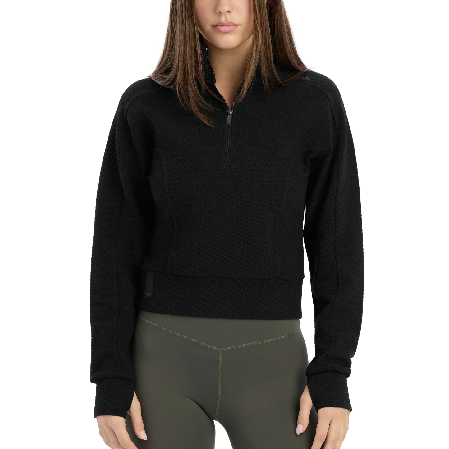 UNRL Women's Black Elevation Half-Zip Pullover