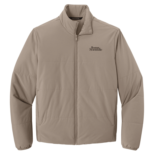 Mercer+Mettle Men's Warm Taupe Brookline Quilted Jacket