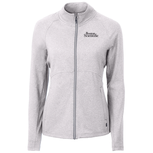 Cutter & Buck Women's Adapt Eco Knit Heather Recycled Full Zip