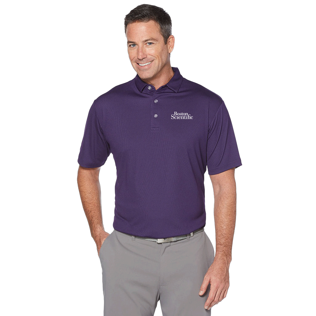 Callaway Men's Parachute Purple Birdseye Polo