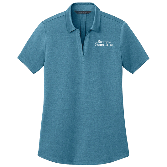Mercer+Mettle Women's Harbor Blue Heather Recharge Jersey Polo