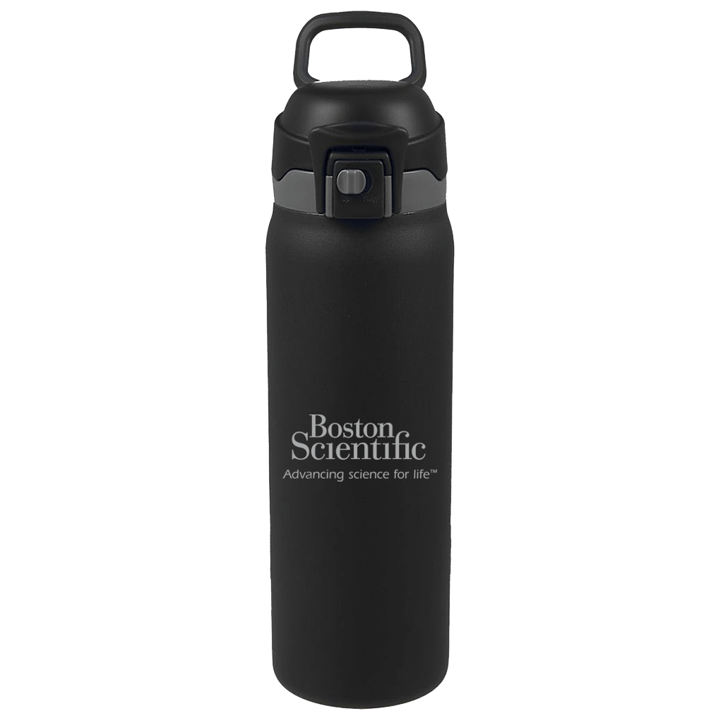 Leed's Black Rhine 2 in 1 Vacuum Eco-Friendly Bottle 30oz