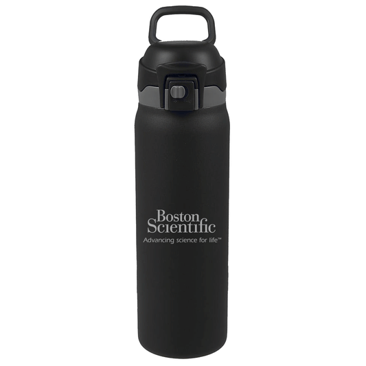 Leed's Black Rhine 2 in 1 Vacuum Eco-Friendly Bottle 30oz