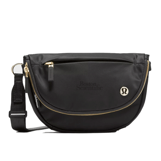 Lululemon Black/Gold All Night Festival Bag Micro 2L