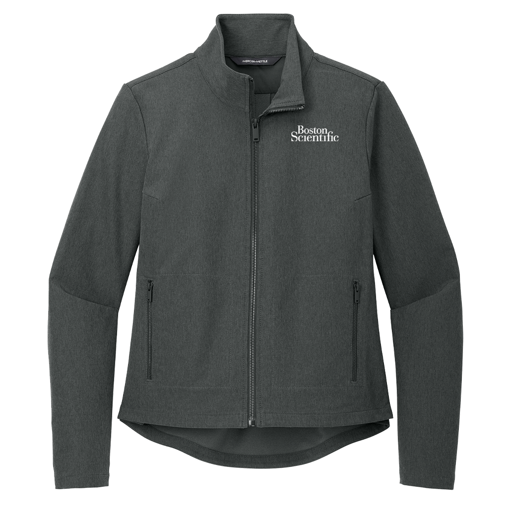 Mercer+Mettle Women's Heather Stretch Soft Shell Jacket