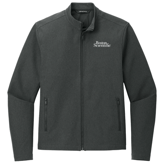 Mercer+Mettle Men's Heather Stretch Soft Shell Jacket