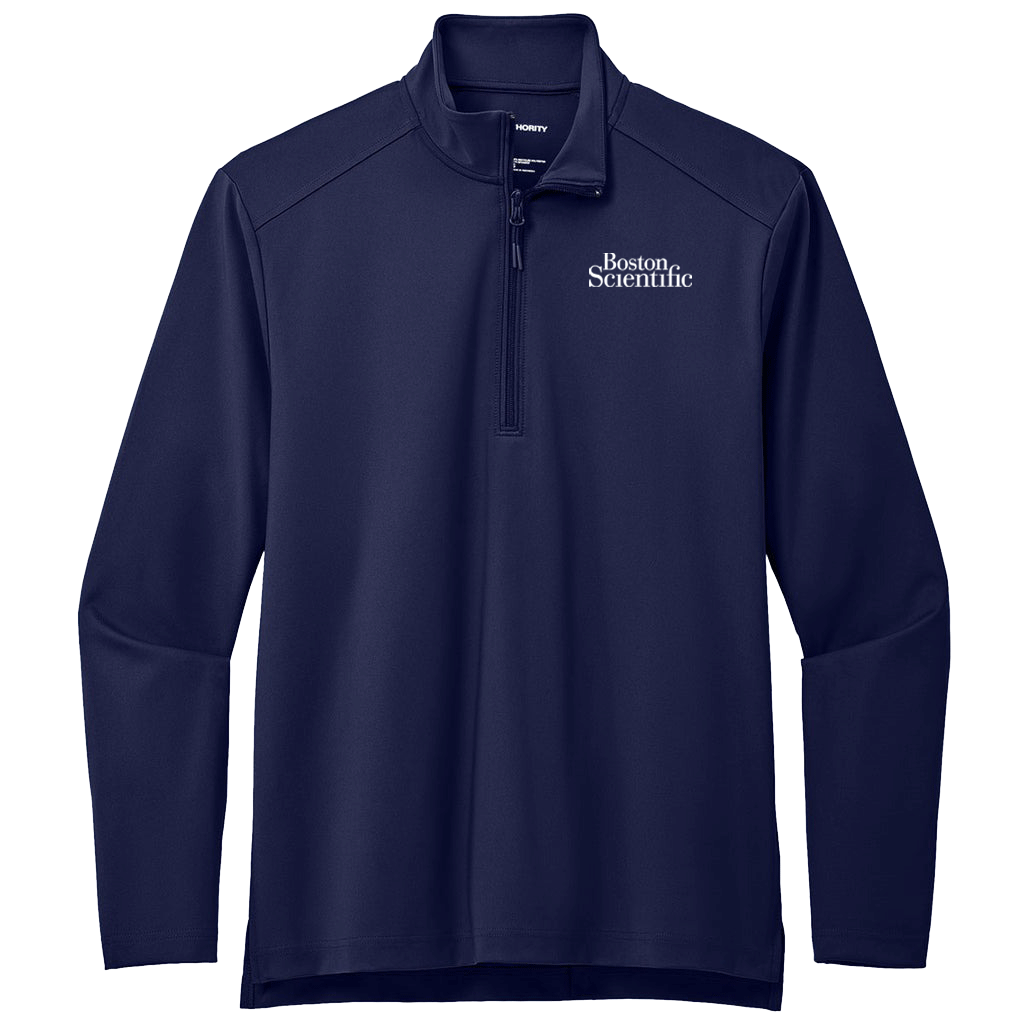 Port Authority Men's True Navy C-FREE Double Knit 1/4-Zip
