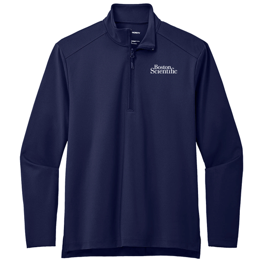 Port Authority Men's True Navy C-FREE Double Knit 1/4-Zip