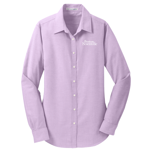 Port Authority Women's Soft Purple SuperPro Oxford Shirt