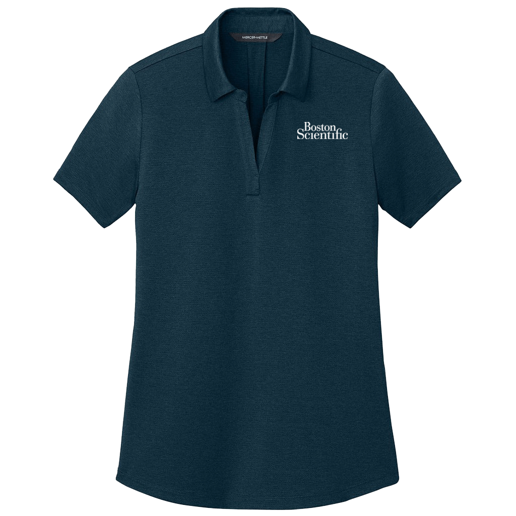 Mercer+Mettle Women's Insignia Blue Heather Recharge Jersey Polo