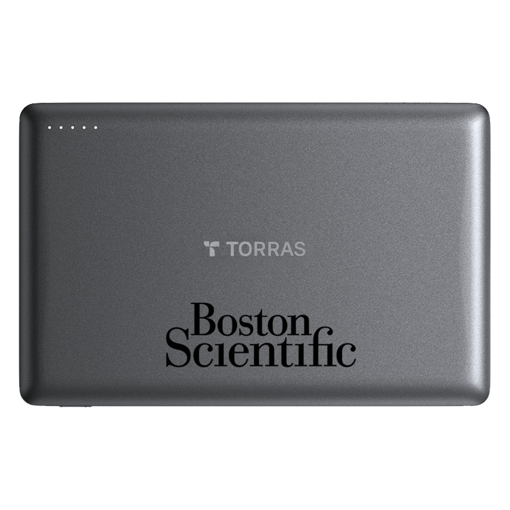 Torras Black MiniMag Ultimate Slim Wireless Power Bank 5k mAh