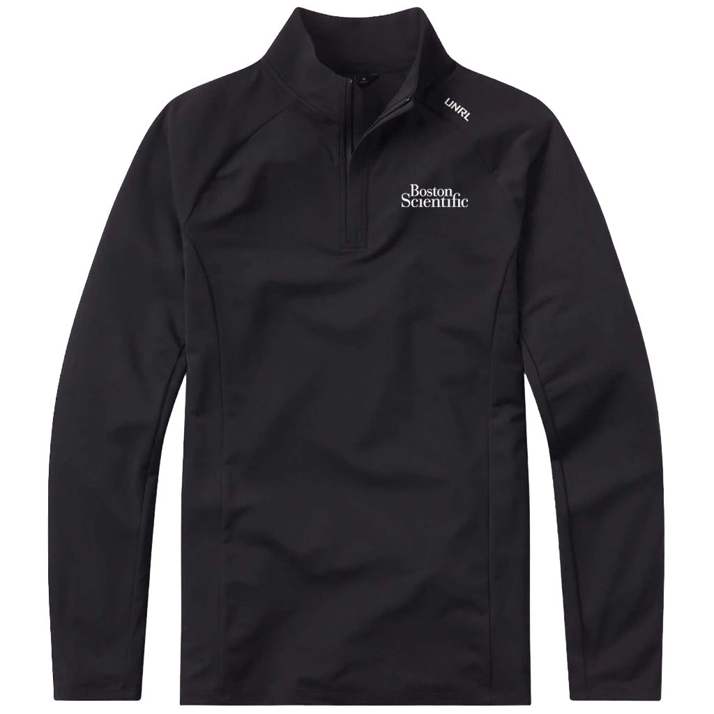 UNRL Men's Black Highlands Quarter Zip