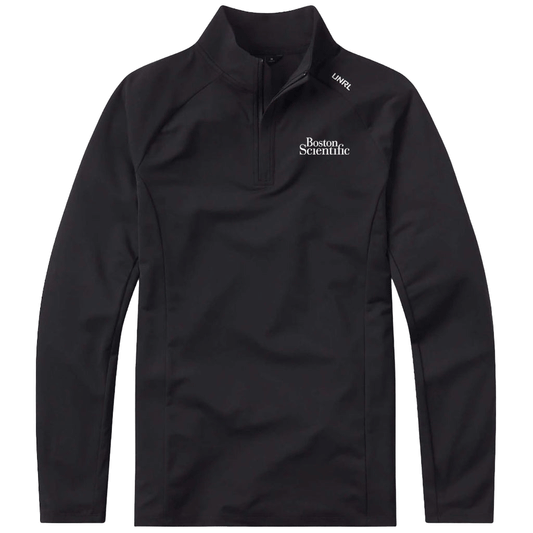 UNRL Men's Black Highlands Quarter Zip